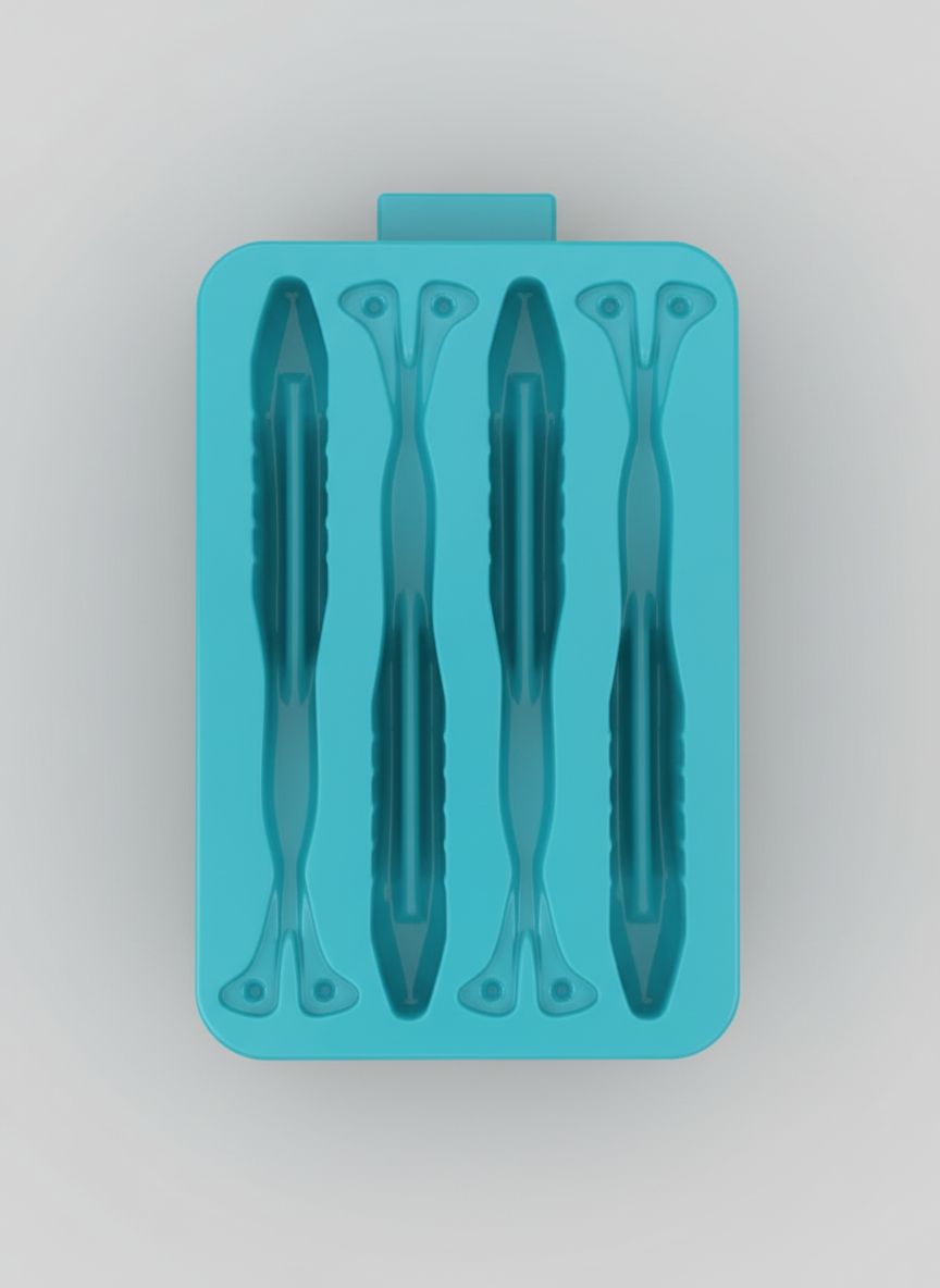 Fish Shaped Ice Tray free 3D printable STL