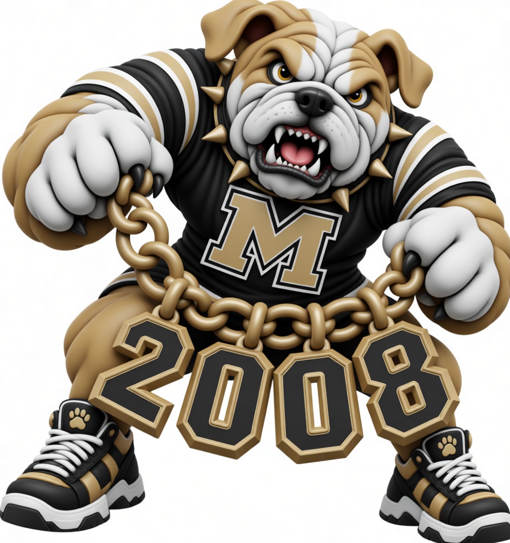 Bulldog Mascot Figurine free 3D printable STL