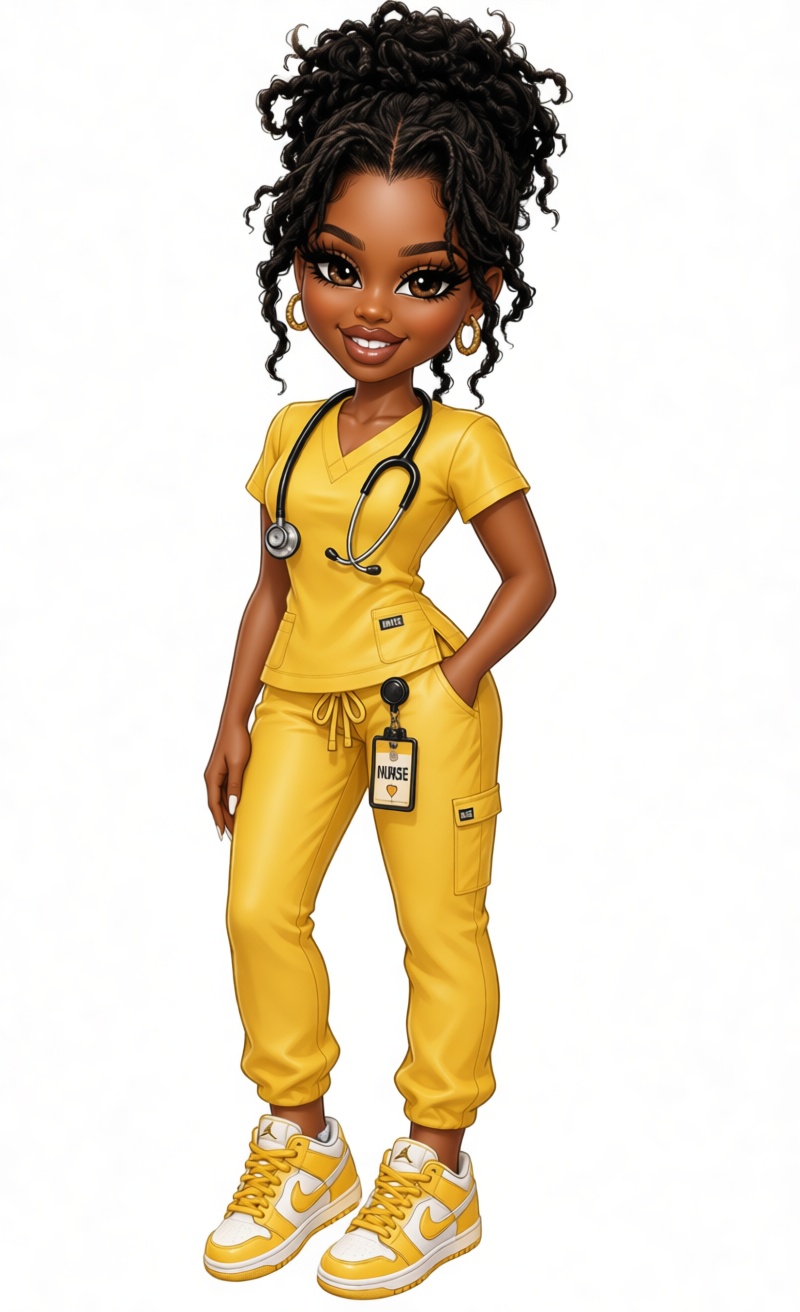 Nurse Character Figurine free 3D printable STL