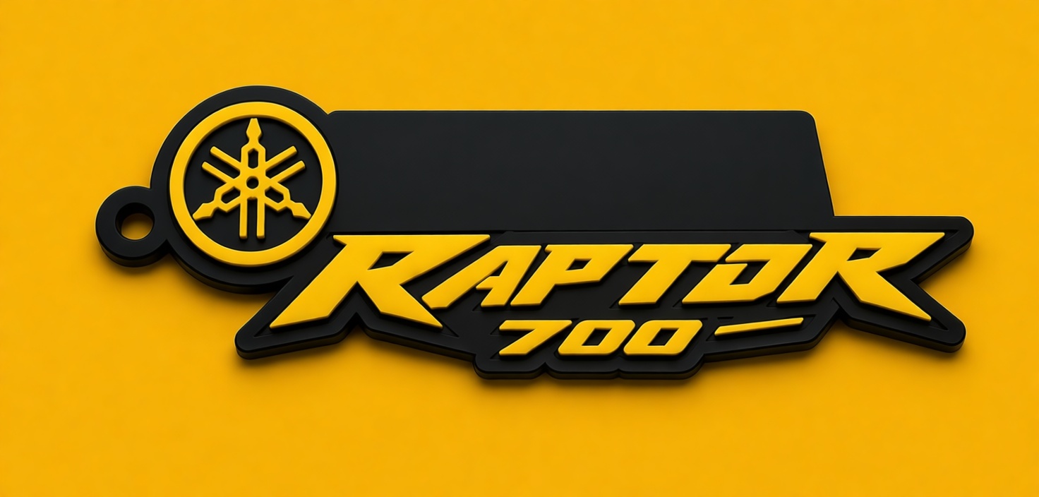Yamaha Raptor 700 Keychain free 3D printable STL
