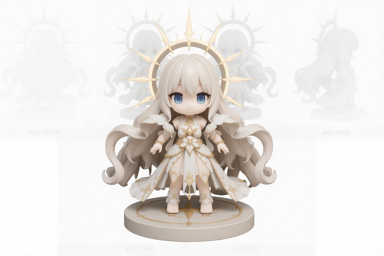 Luna Lightbringer Figurine free 3D printable STL