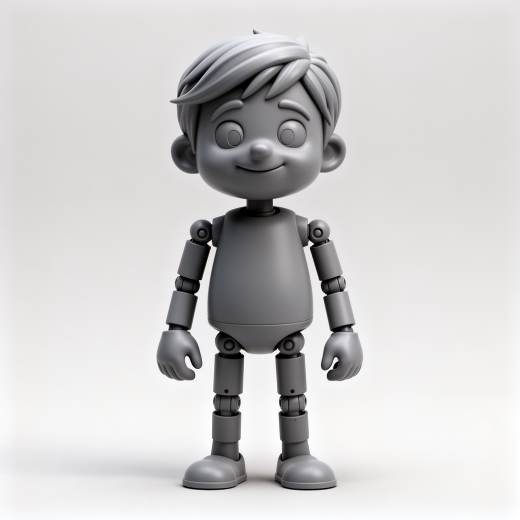 Cartoon Style Figure free 3D printable STL