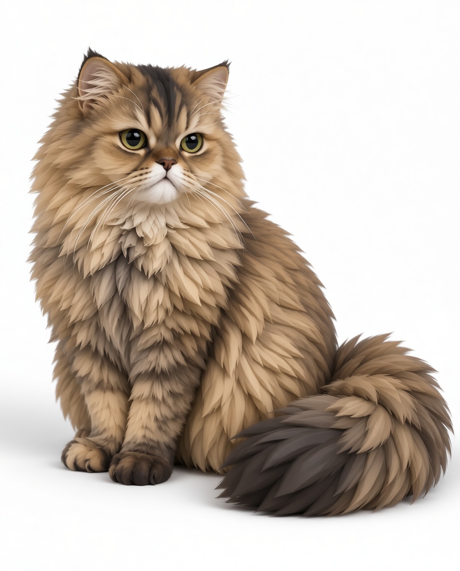 Persian Cat Figurine free 3D printable STL