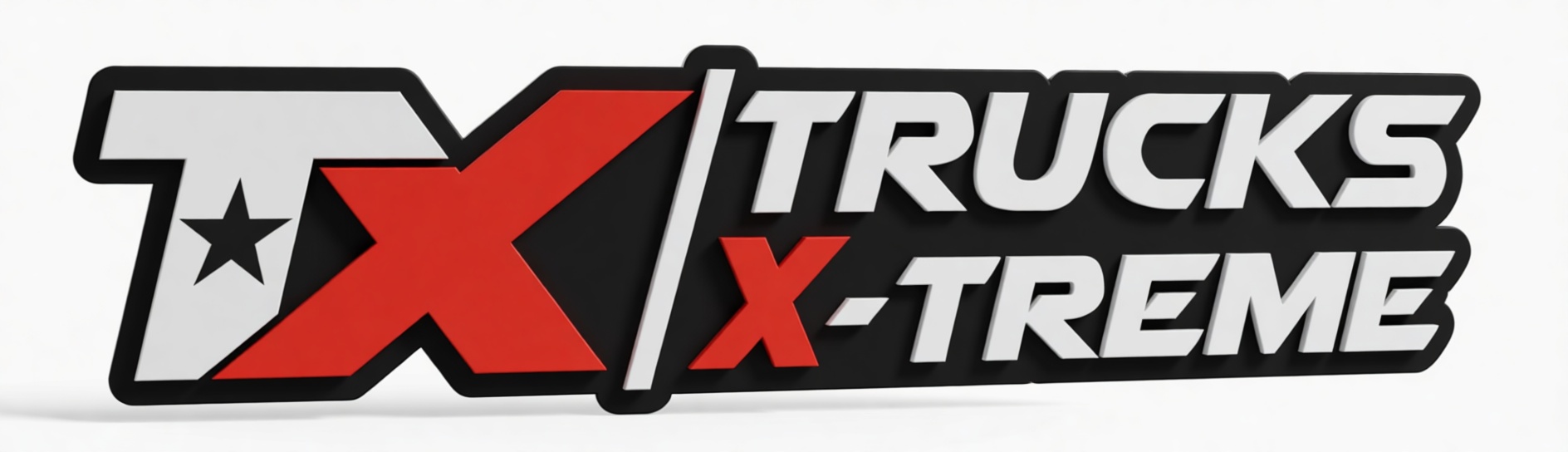 TX Trucks X-Treme Badge free 3D printable STL