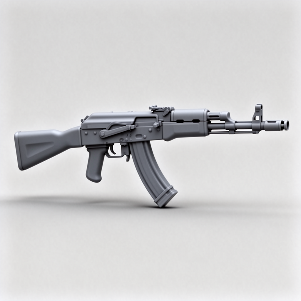 Kalashnikov AK-47 Model free 3D printable STL