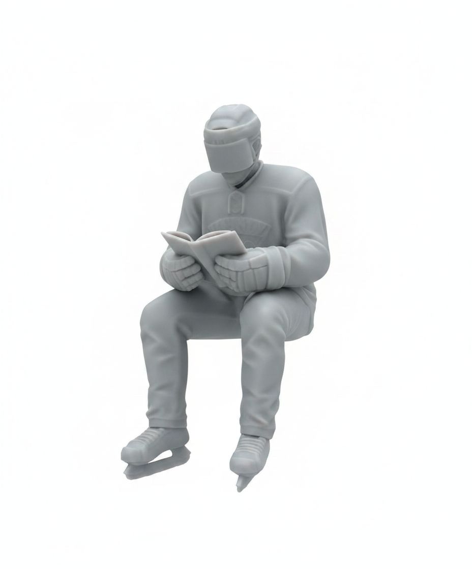 Hockey Player Miniature free 3D printable STL