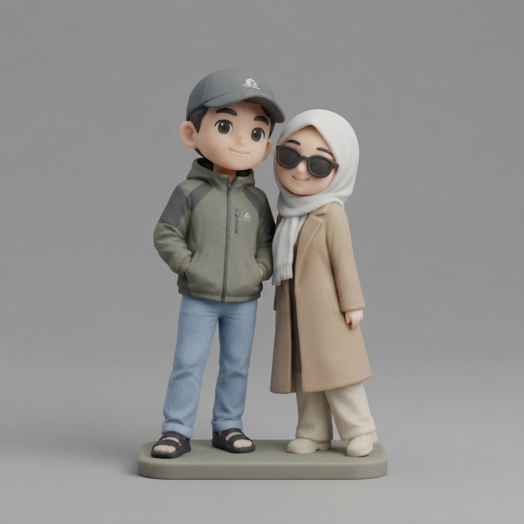 Couple Figurine free 3D printable STL