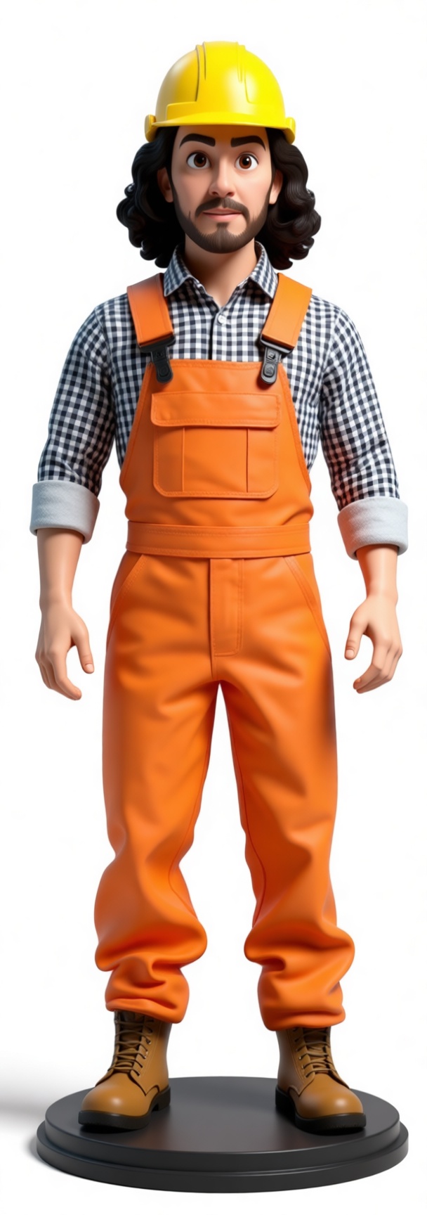 Construction Worker Figurine free 3D printable STL
