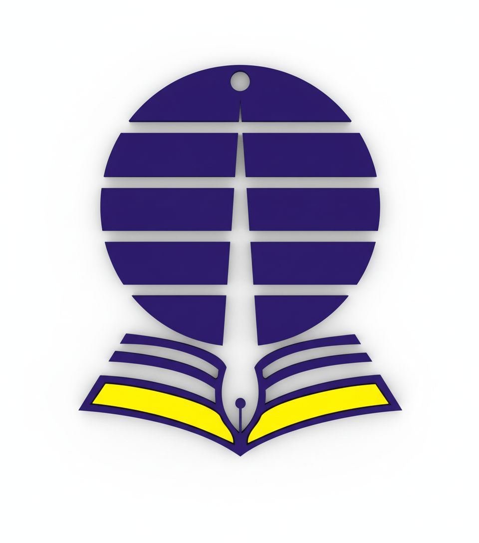 Library Logo Design free 3D printable STL