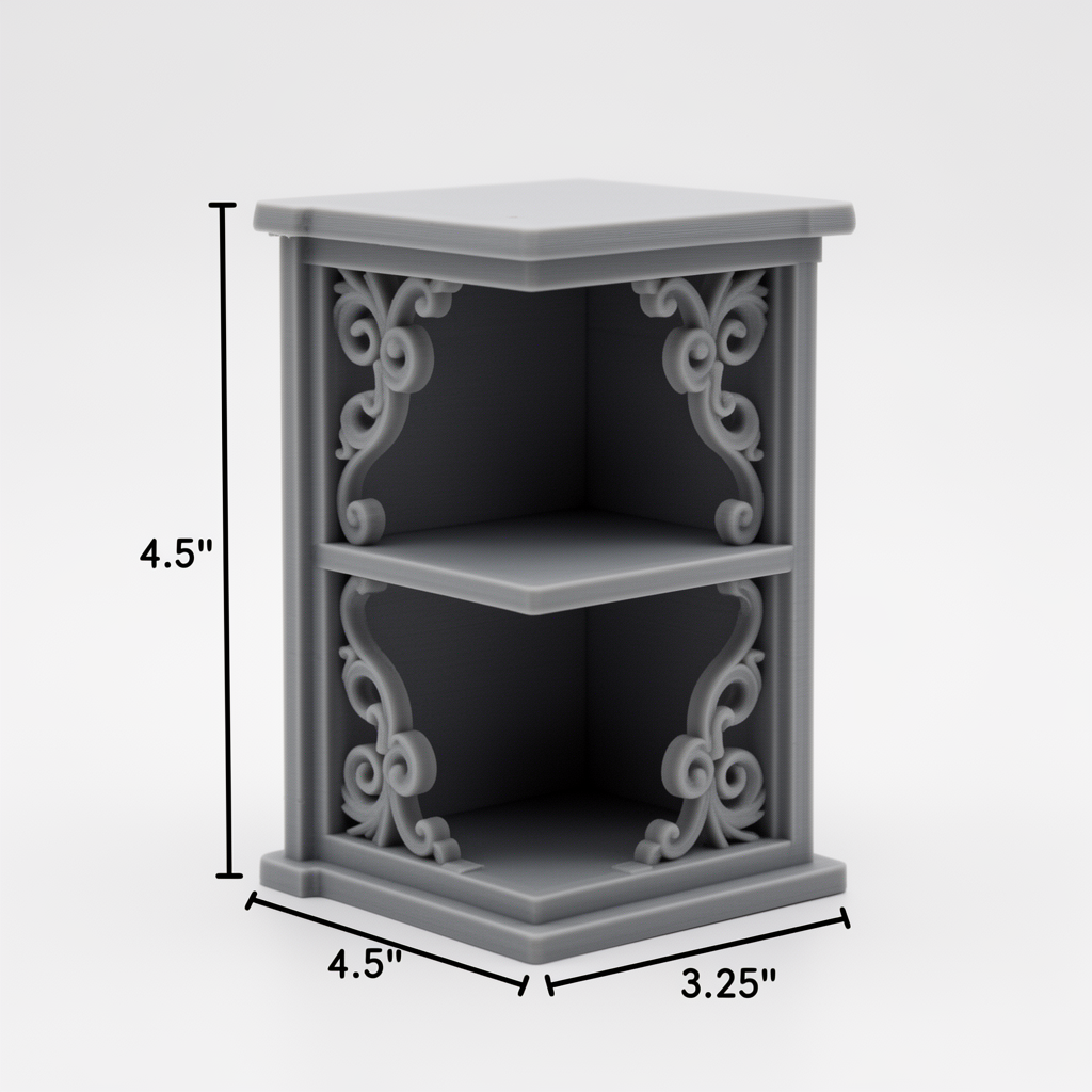 Decorative Shelf Model free 3D printable STL