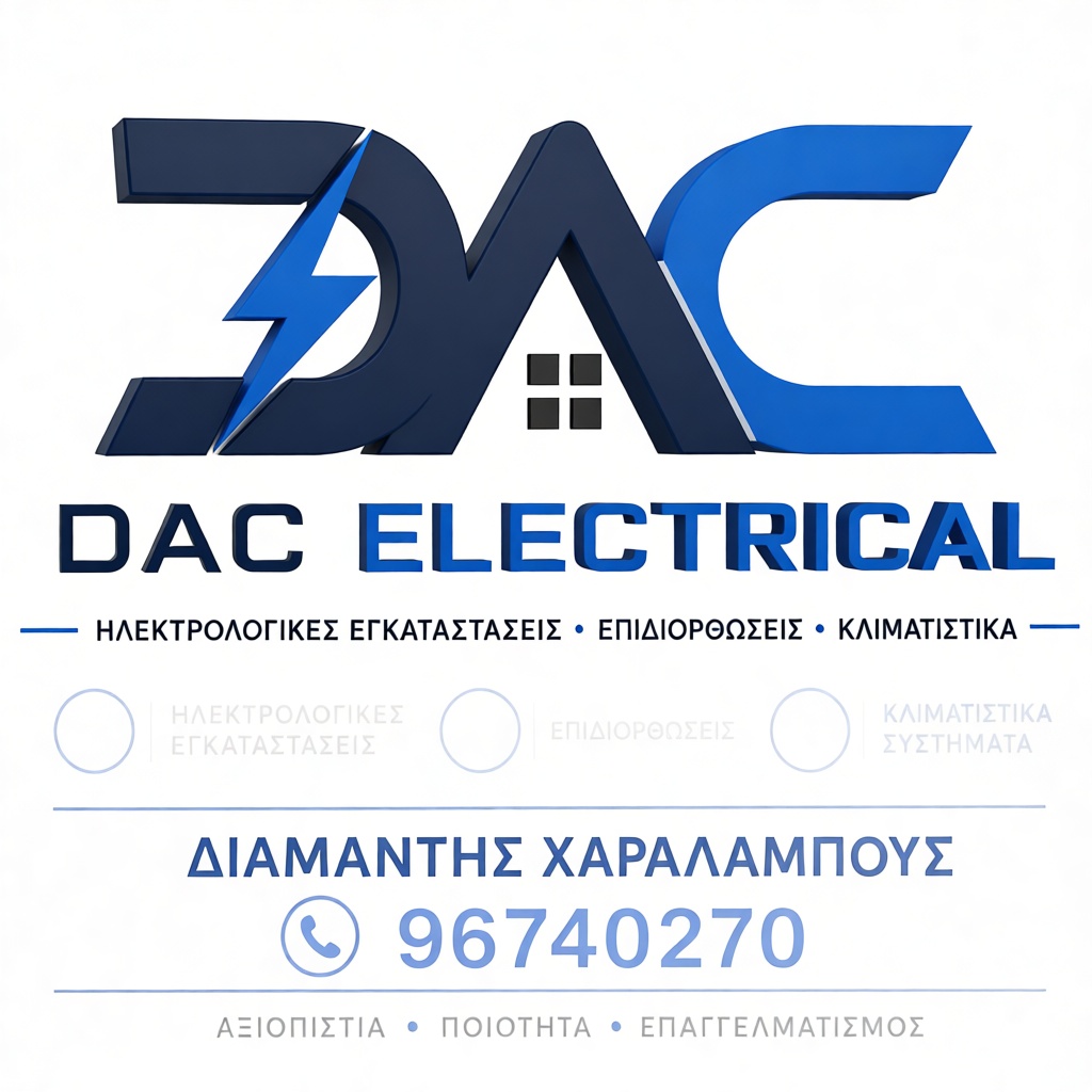 DAC Electrical Logo Model free 3D printable STL