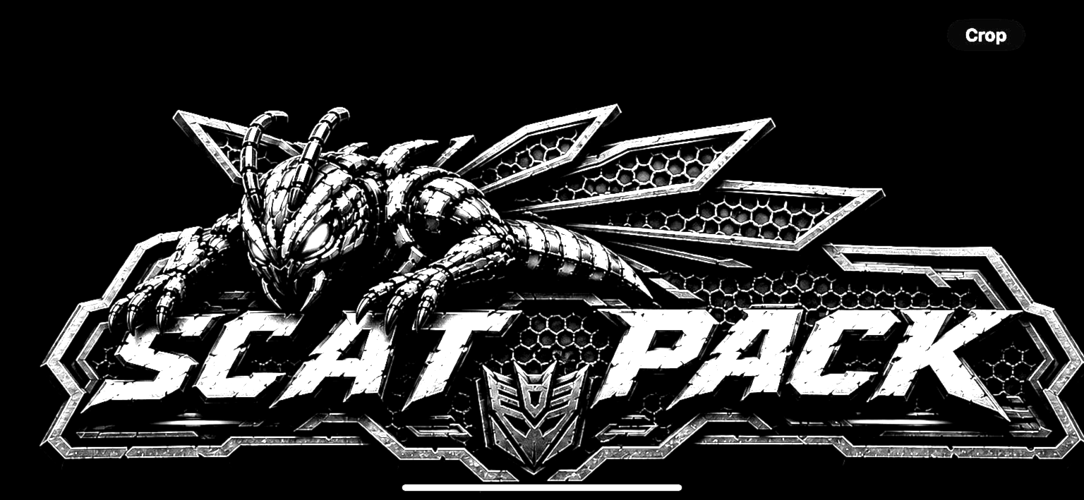 Scat Pack Logo Sculpture free 3D printable STL