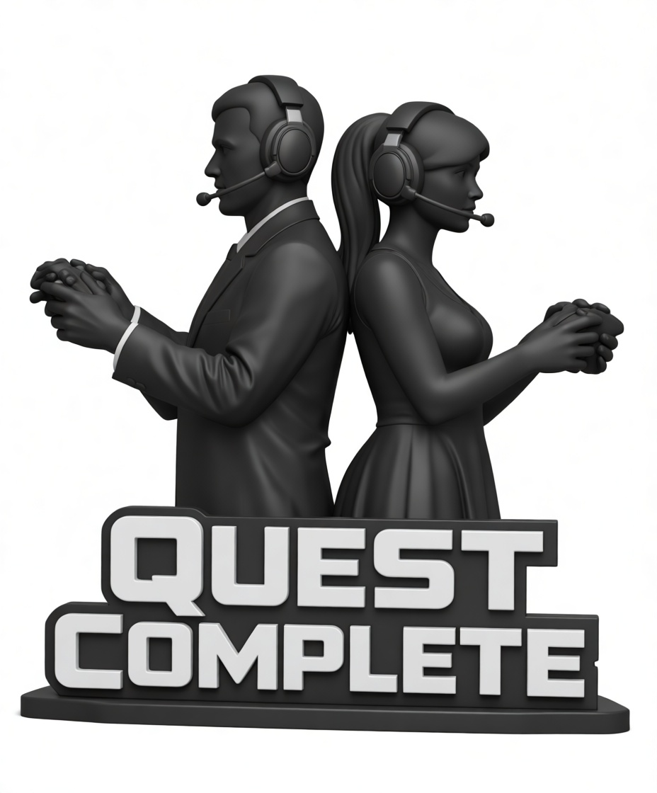 Quest Complete Figurine free 3D printable STL