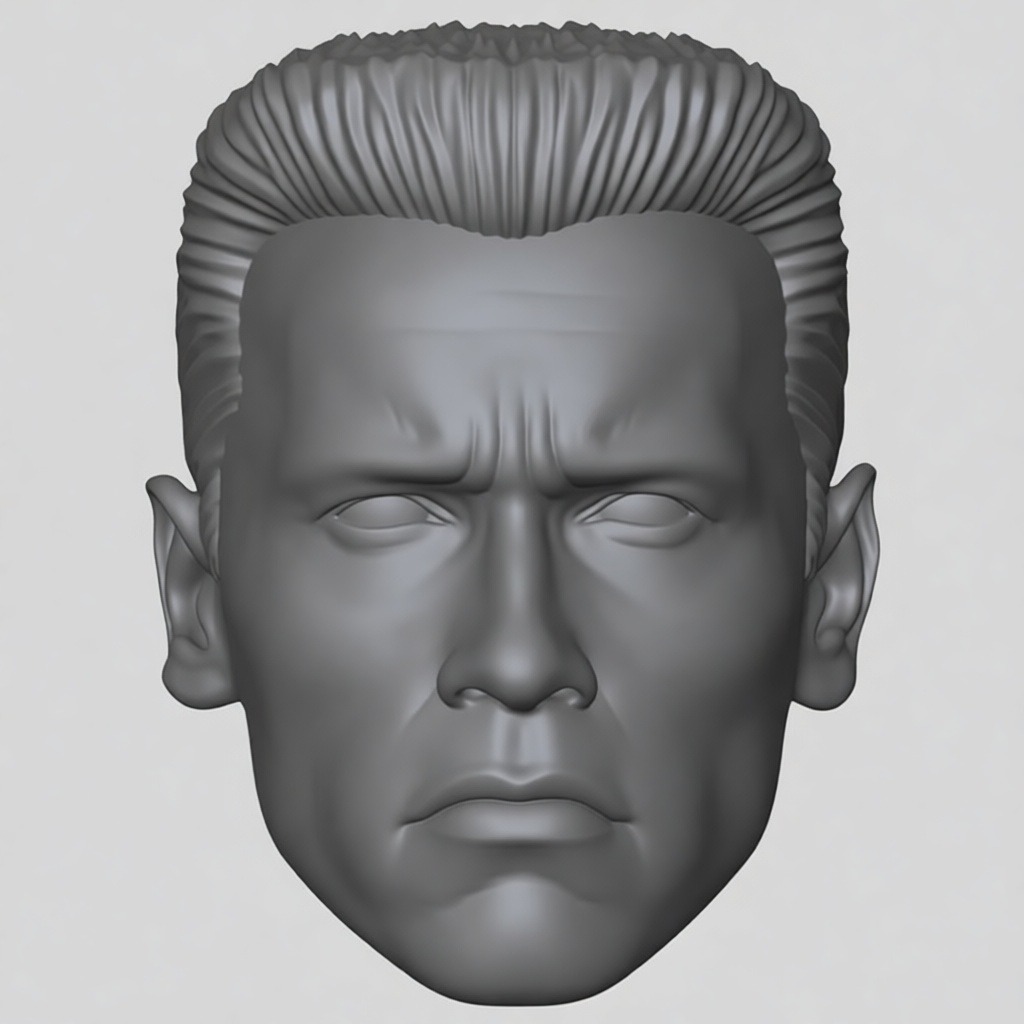 Arnold Schwarzenegger Bust free 3D printable STL