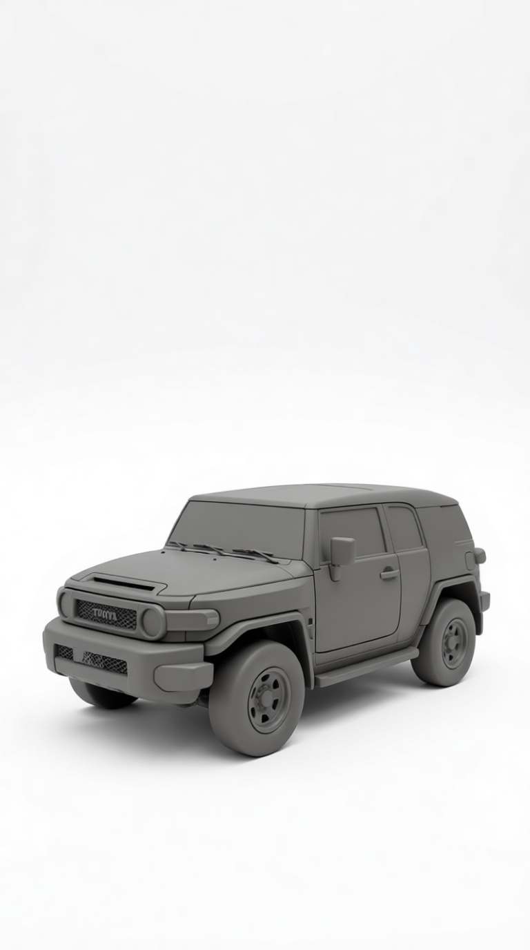Toyota FJ Cruiser Model free 3D printable STL