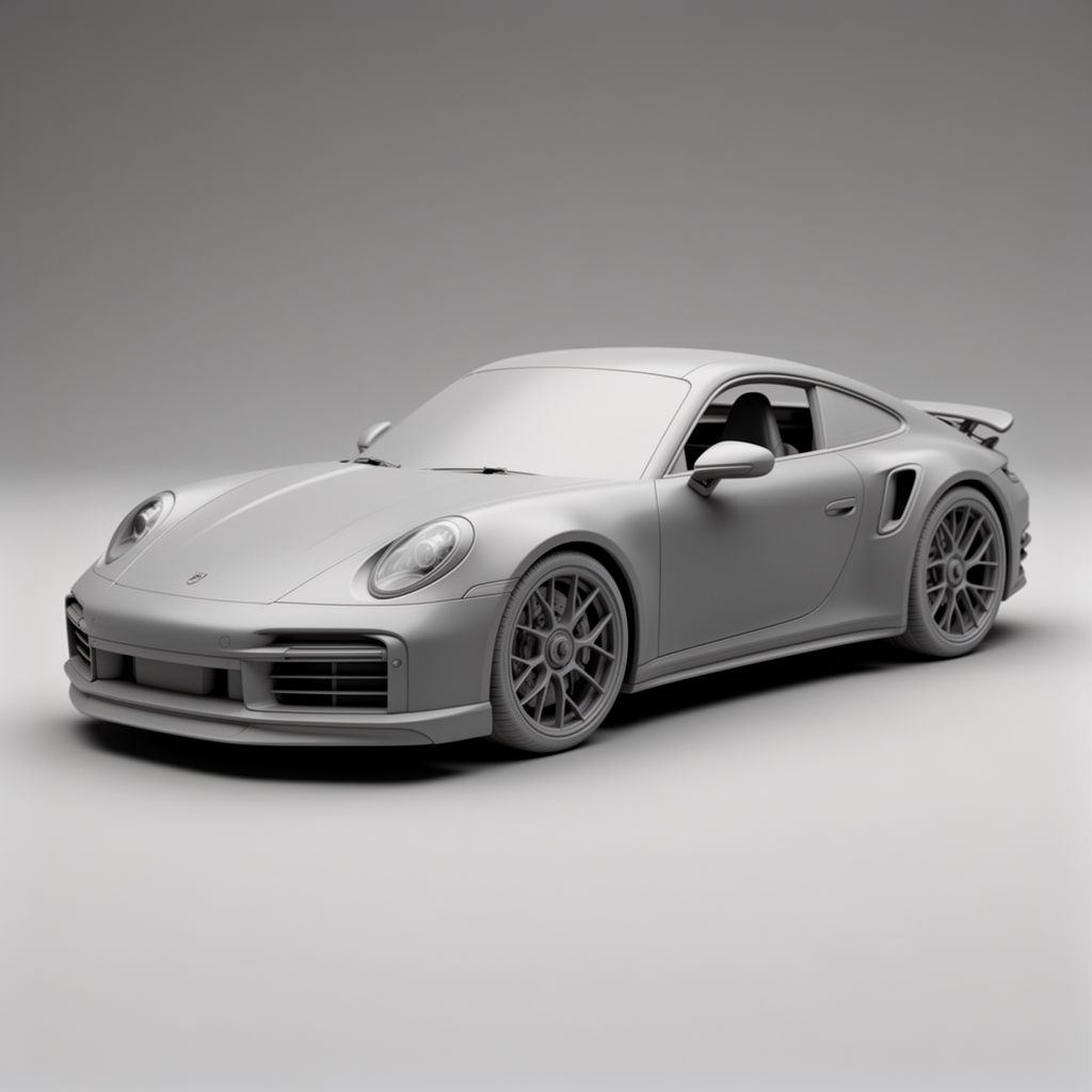 Porsche 911 Turbo S Model free 3D printable STL