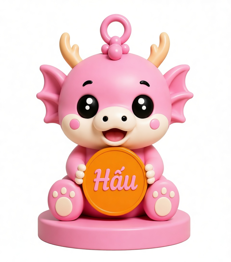 Pink Dragon Figurine free 3D printable STL