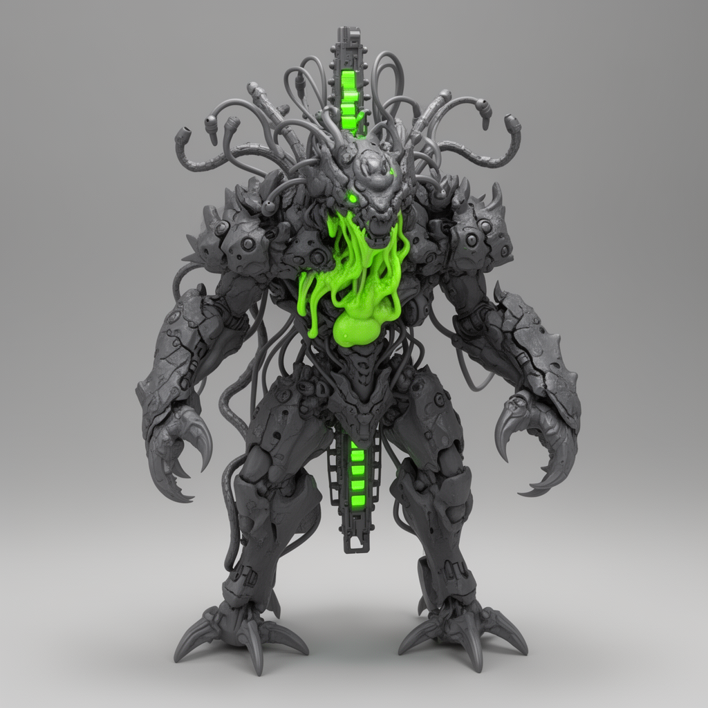 Toxicrene Biomech Figurine free 3D printable STL
