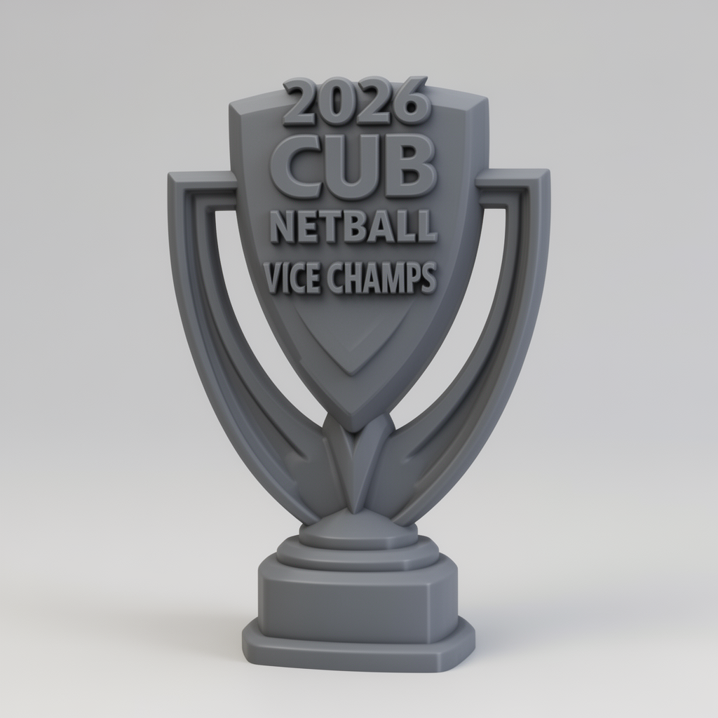 Second Place Trophy Figurine free 3D printable STL