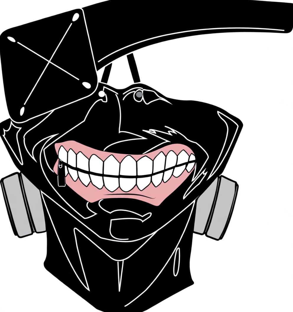 Kaneki Ken Mask Bust free 3D printable STL