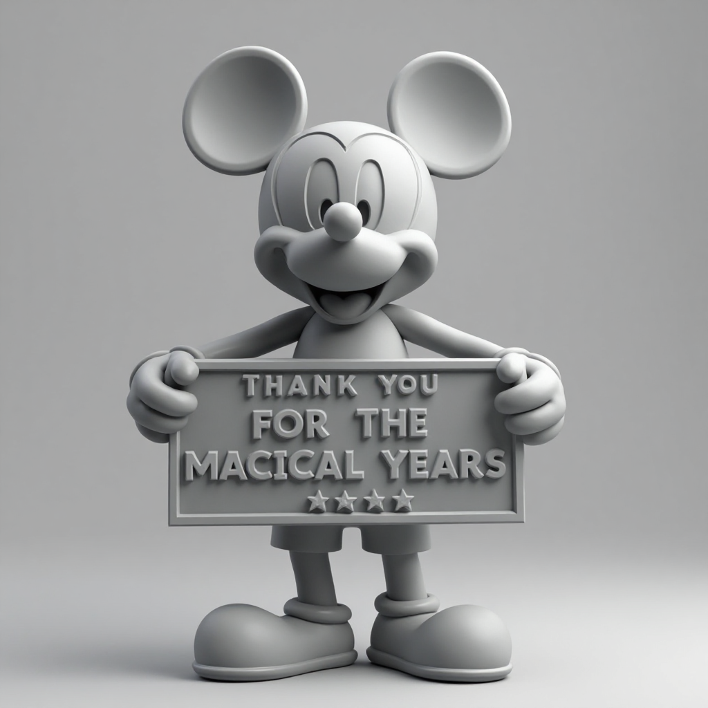 Mickey Mouse Figurine free 3D printable STL