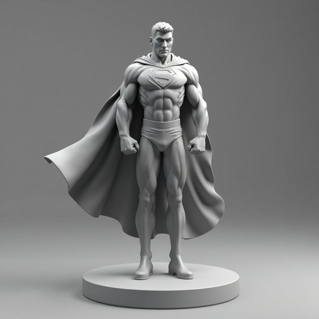 Superhero Standing Figurine free 3D printable STL