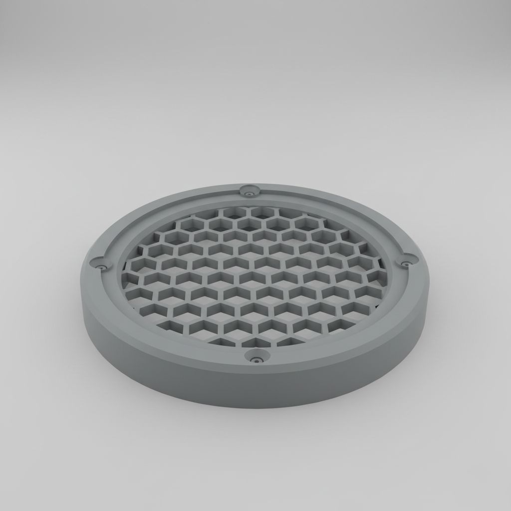 Hexagonal Drain Cover free 3D printable STL