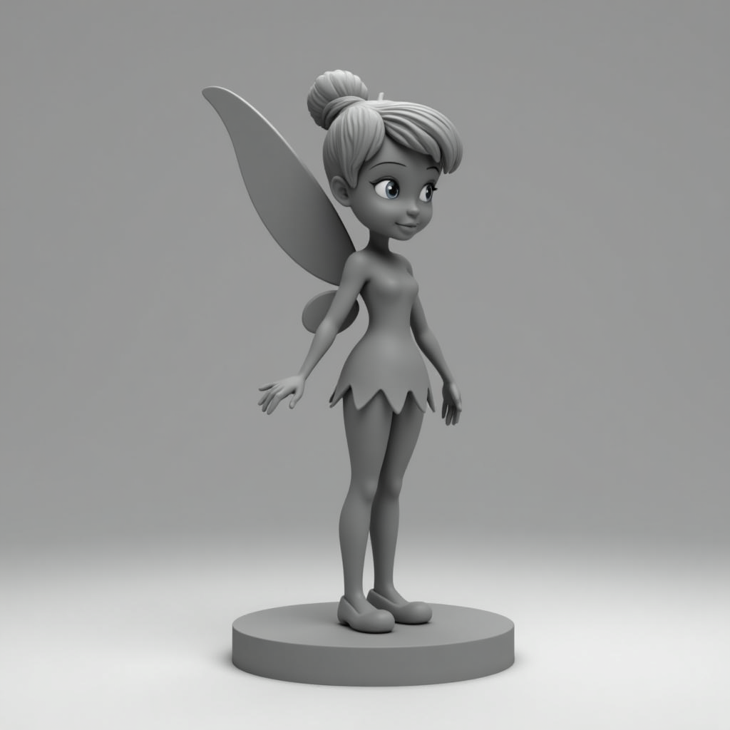 Tinker Bell Figurine free 3D printable STL