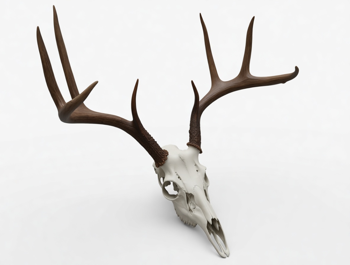 Deer Skull Sculpture free 3D printable STL