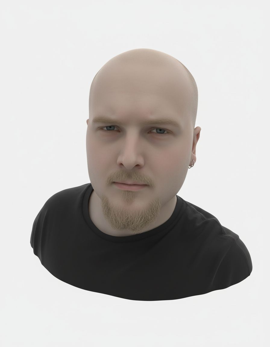 Realistic Human Bust free 3D printable STL