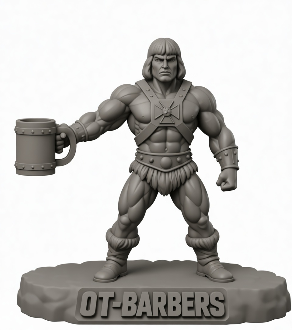 He-Man Figurine free 3D printable STL