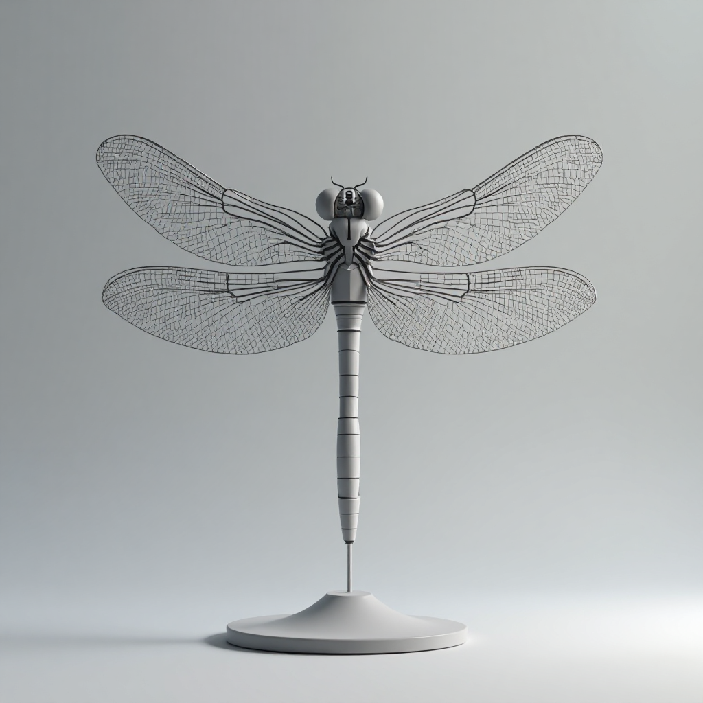 Dragonfly Hollow Body Model free 3D printable STL