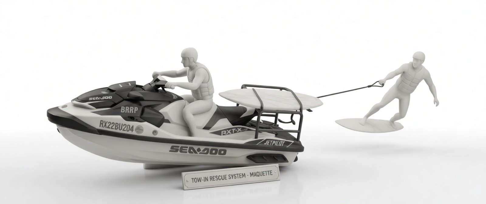 Sea-Doo Tow-In Rescue Model free 3D printable STL