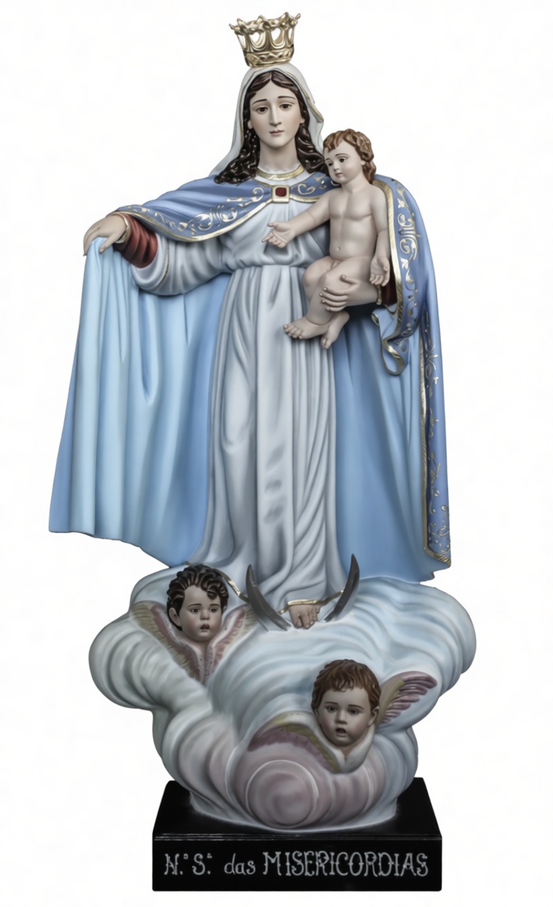 Our Lady of Mercy Statue free 3D printable STL