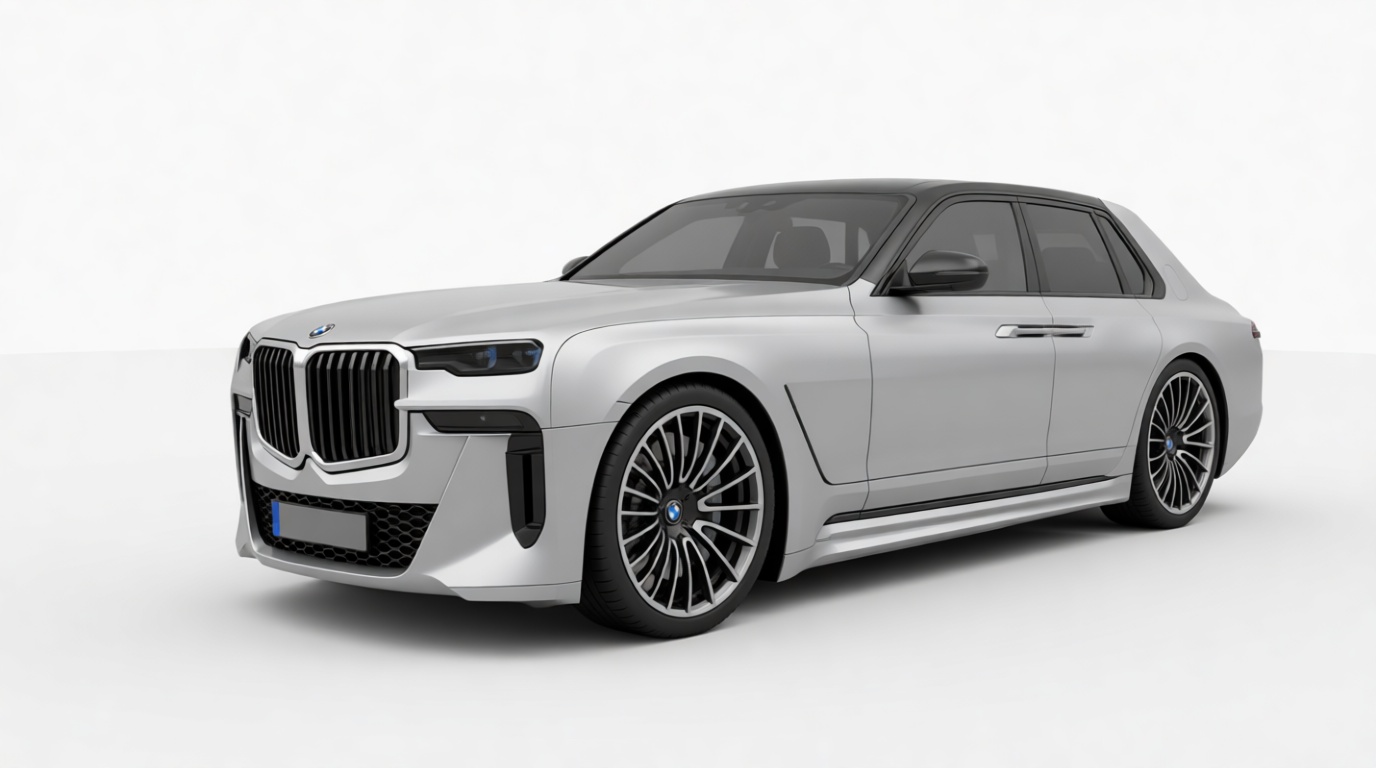 BMW 7 Series Model free 3D printable STL