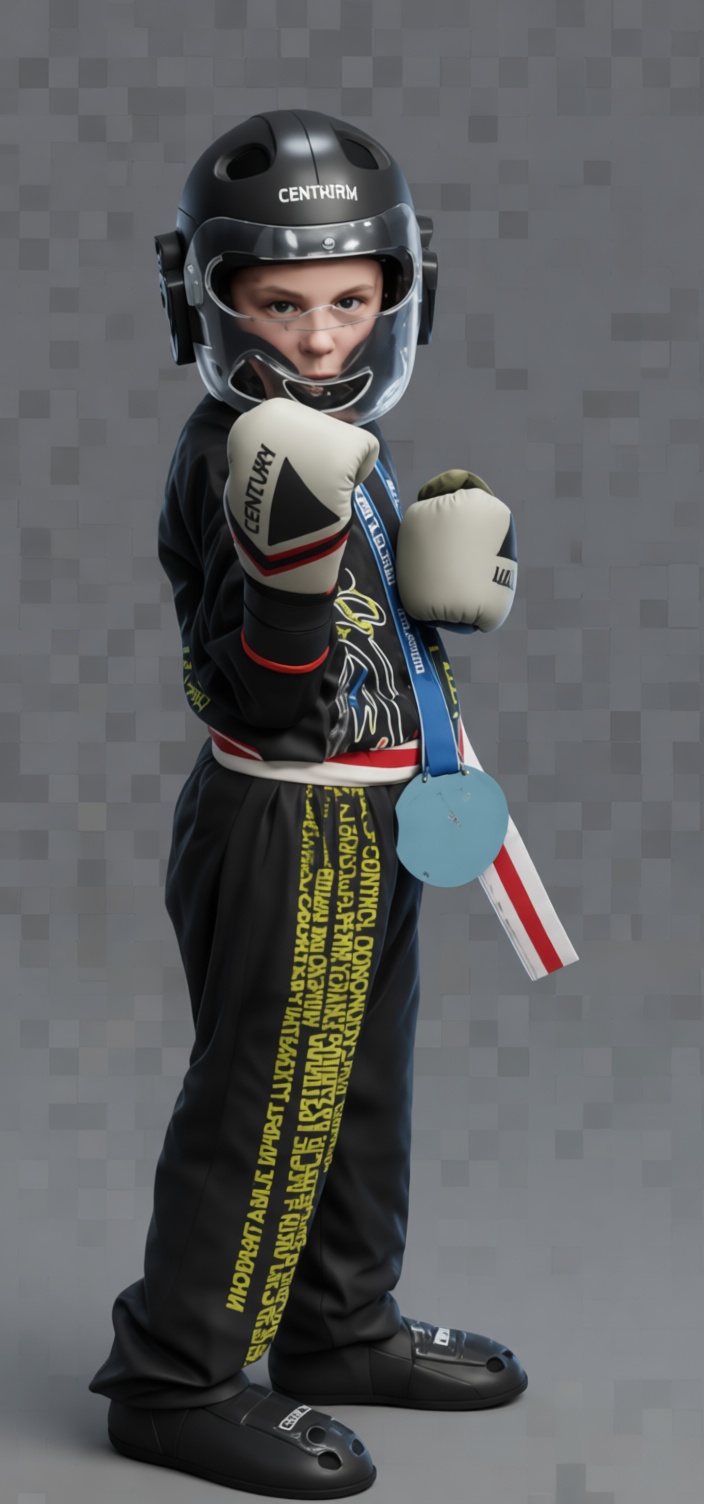 Young Martial Artist Figurine free 3D printable STL