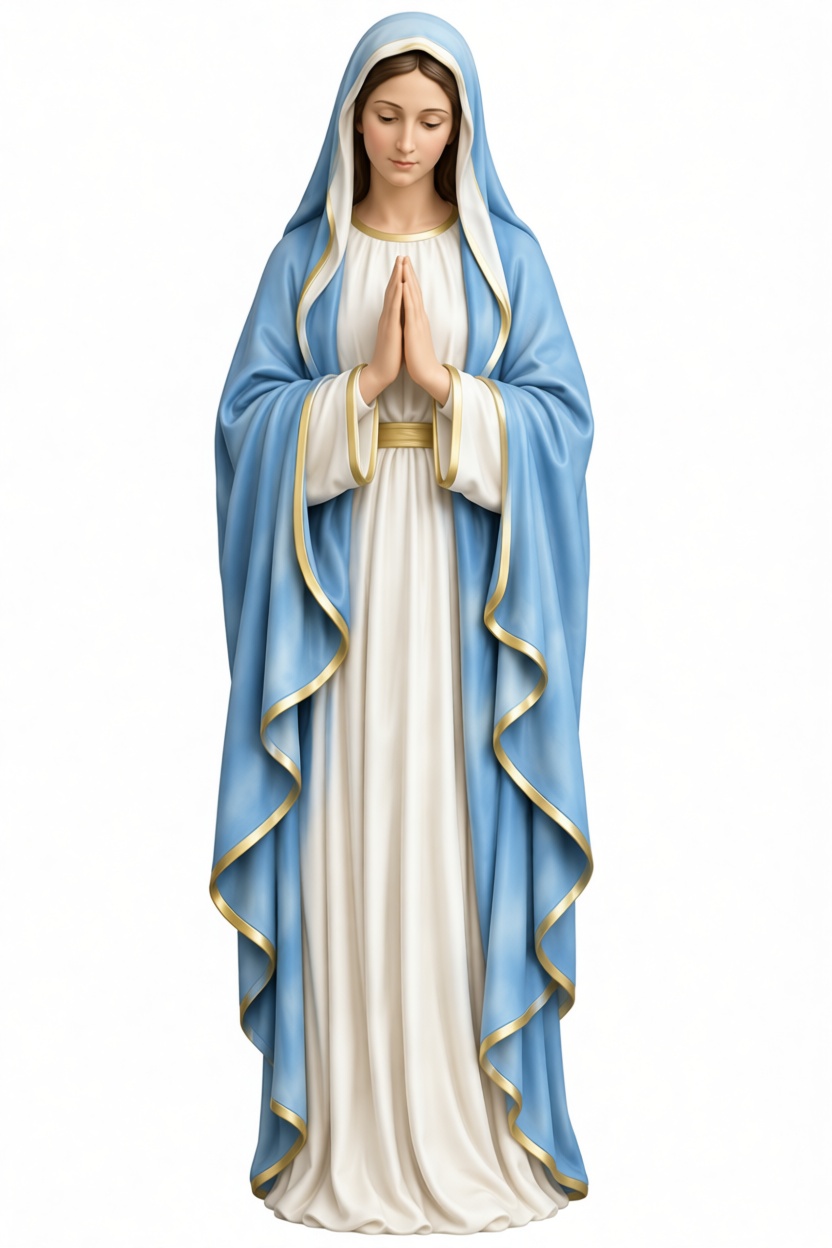 Virgin Mary Statue free 3D printable STL