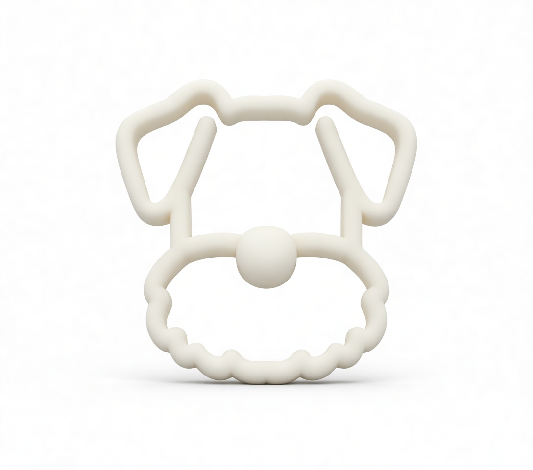 Dog Face Cookie Cutter free 3D printable STL
