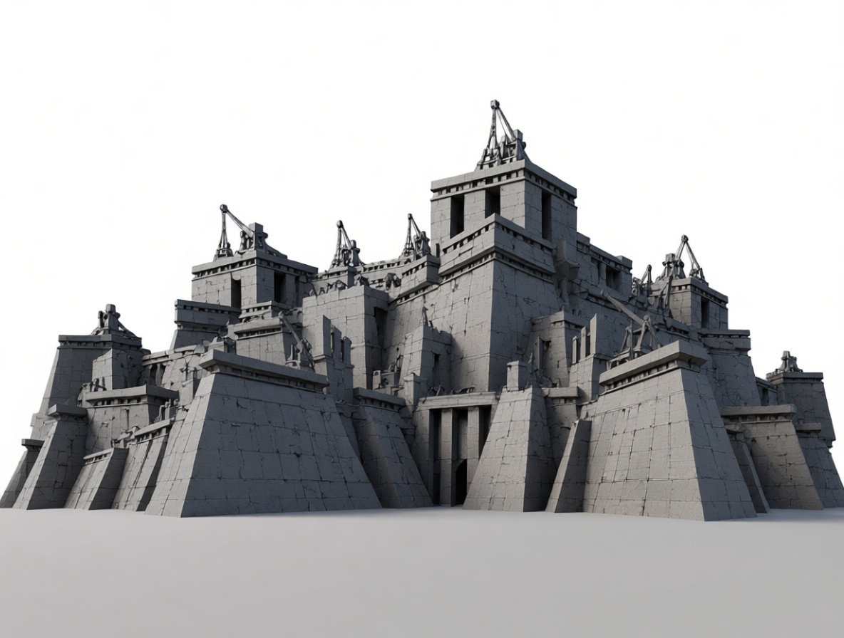 Great Ziggurat Model free 3D printable STL