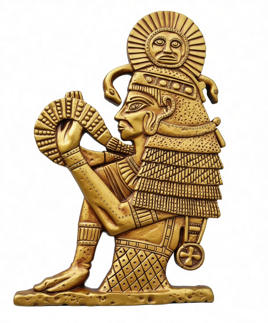 Mesoamerican Sun God Statue free 3D printable STL