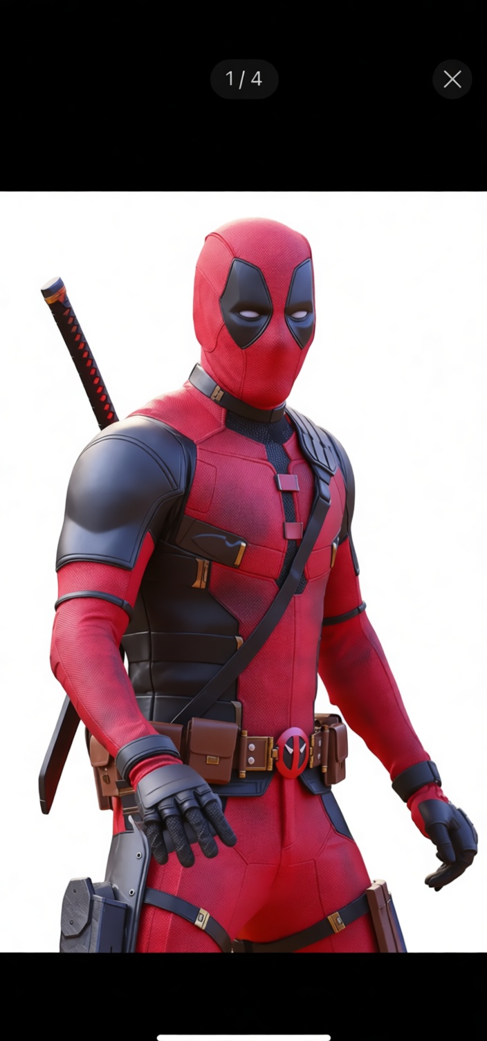 Deadpool Action Figure free 3D printable STL