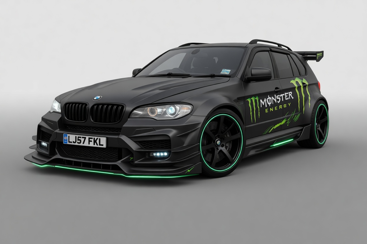 BMW X5 Monster SUV Model free 3D printable STL