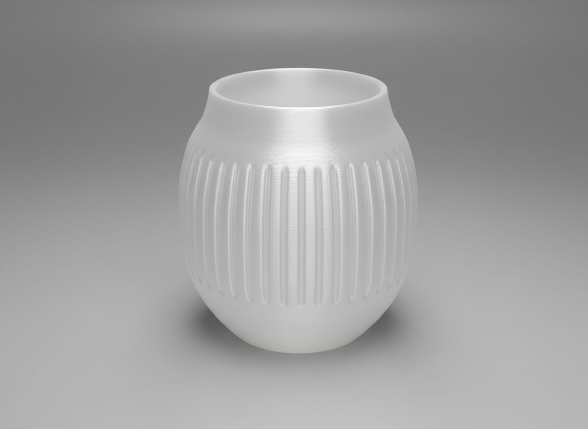 Textured Modern Vase free 3D printable STL