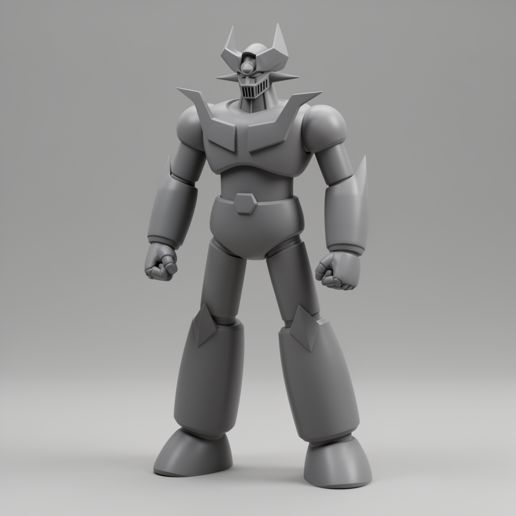 Mazinger Z Robot Statue free 3D printable STL