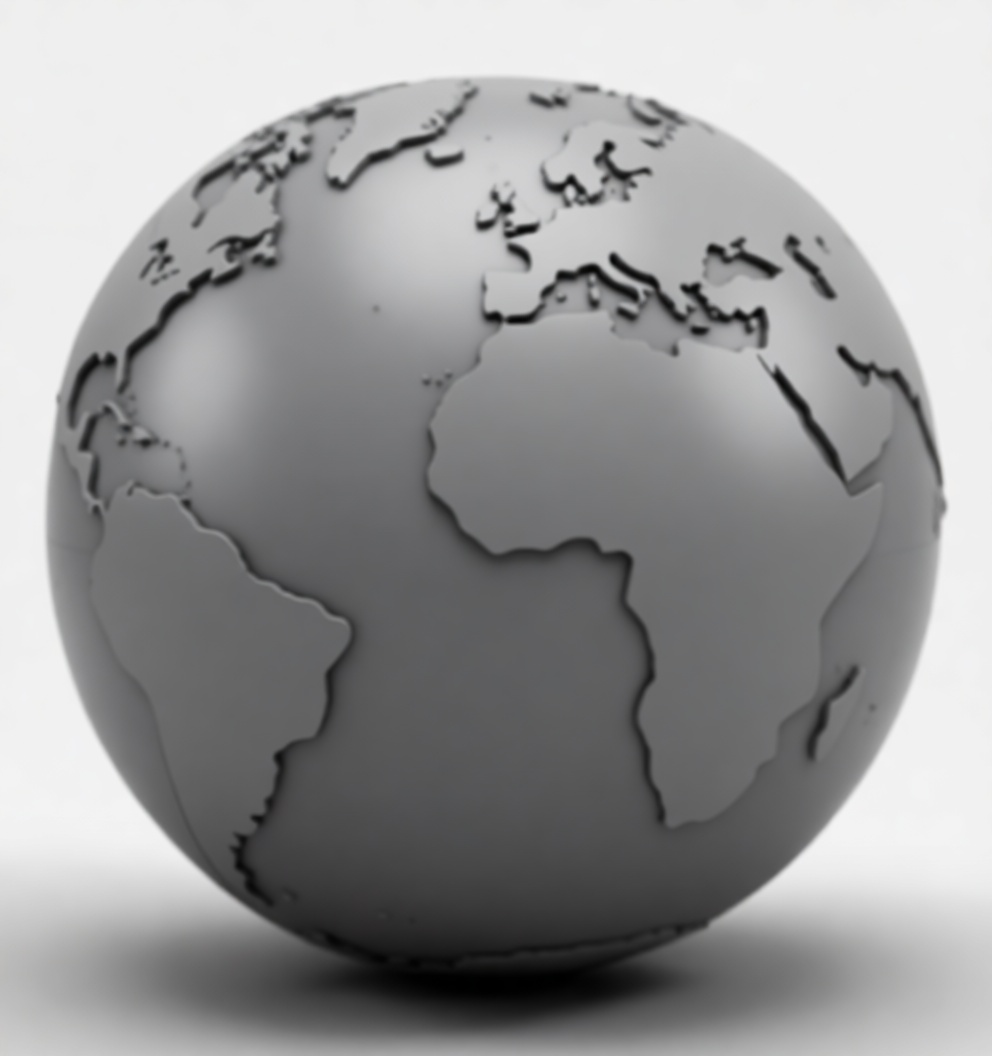 Earth Globe Sculpture free 3D printable STL