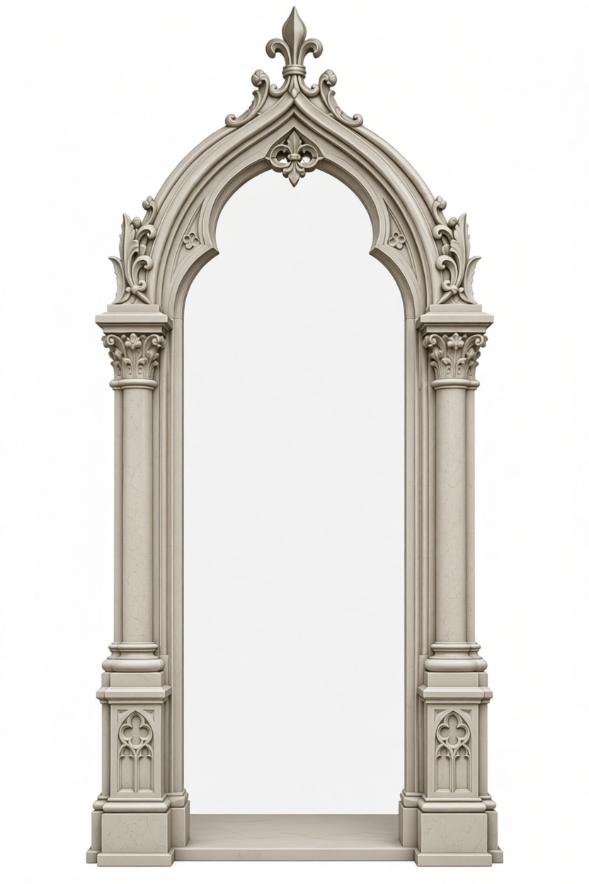Gothic Archway Model free 3D printable STL