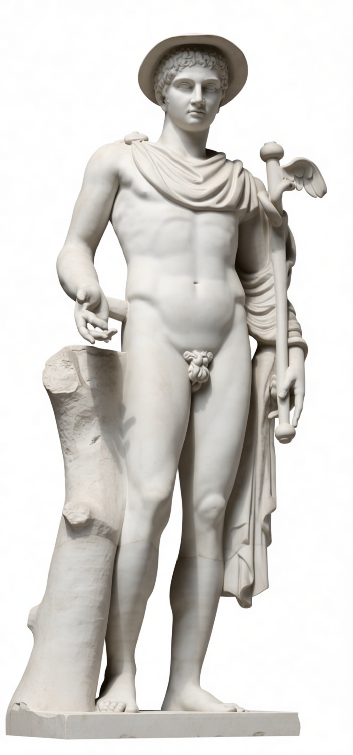 Hermes Standing Statue free 3D printable STL