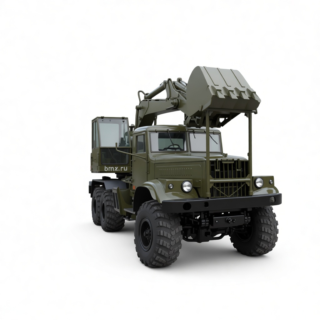 KrAZ-255 Excavator Model free 3D printable STL