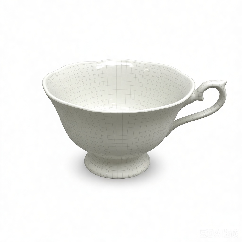 Vintage Teacup Model free 3D printable STL