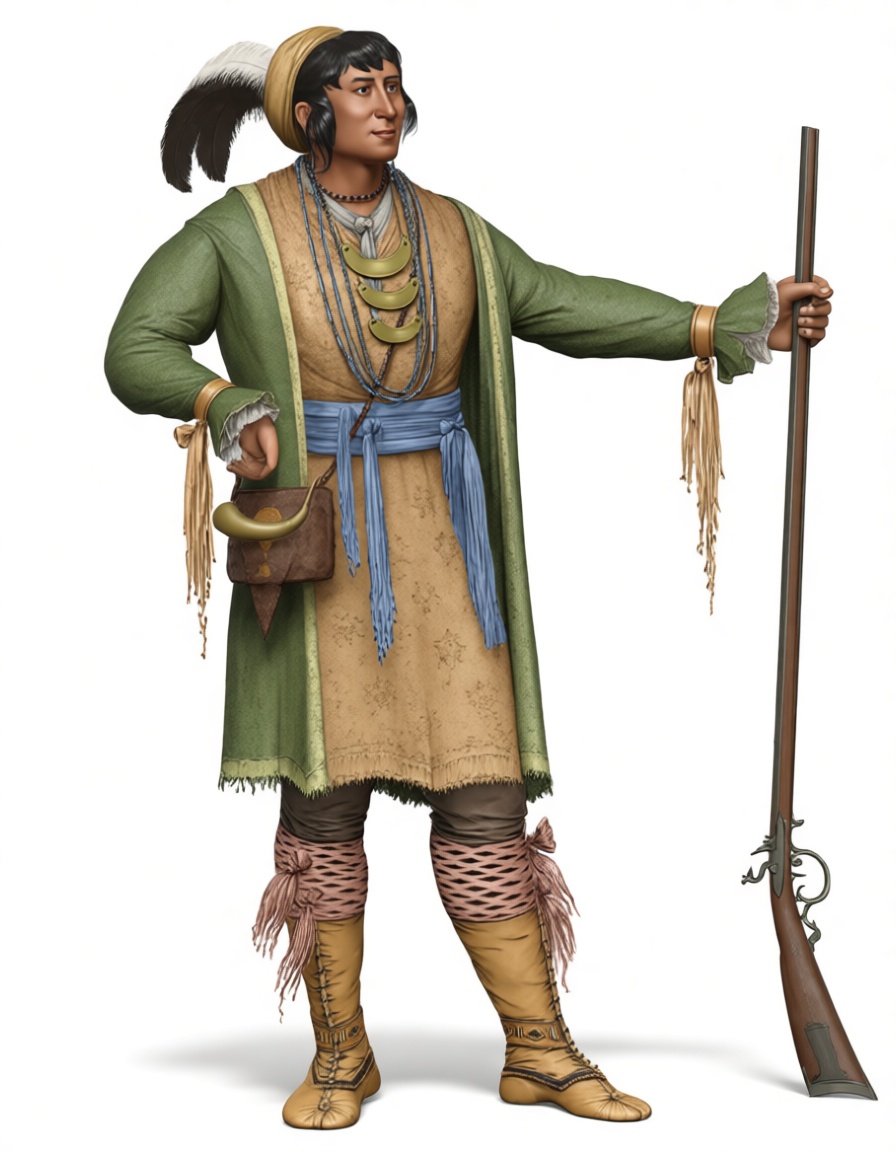 Native American Hunter Figurine free 3D printable STL